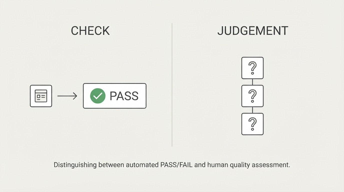 Workflow diagram for basics in testing.